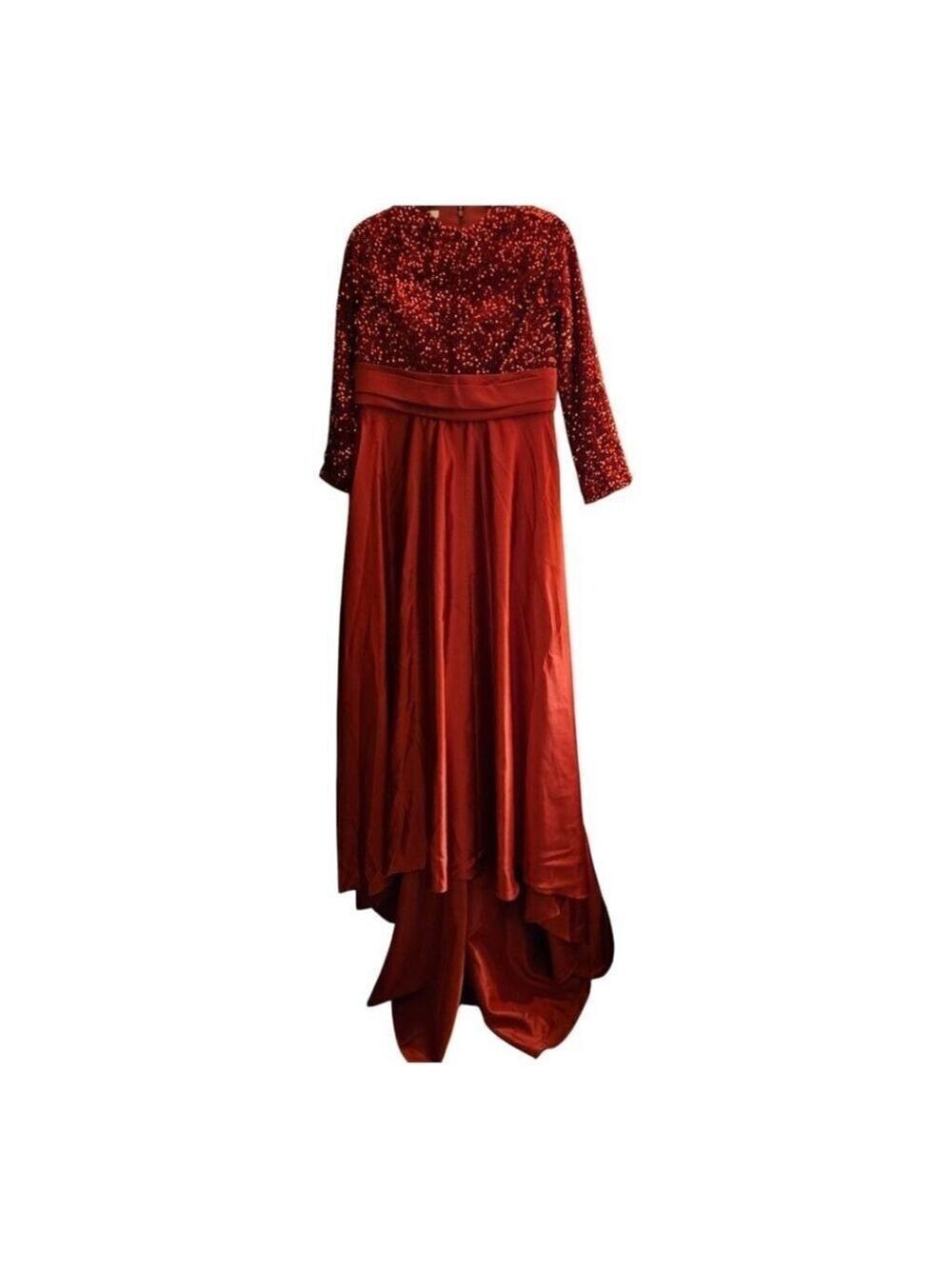 LanTing Wedding Dress, M, Red - Picture 6 of 14
